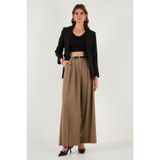 Lela Regular Fit Kruvaze Yaka Kemerli Blazer Ceket Bayan CEKET 6839367