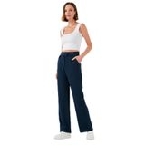 Lela Regular Fit Yüksek Bel Bol Paça Pantolon Bayan PANTOLON 5861279