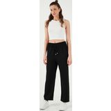 Lela Relaxed Fit Bol Paça Bayan Pantolon 5865826 SİYAH