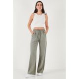 Lela Relaxed Fit Yüksek Bel Bol Paça Pantolon Bayan PANTOLON 668YP5040