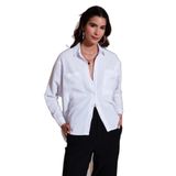 Lela Sırt Pencere Detaylı Çift Cepli% 100 Pamuk Relaxed Fit Gömlek Bayan GÖMLEK 51444591