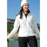 Lela Slim Fit Anti-Pilling Tüylenme Yapmayan Fermuarlı Cepli Hırka Bayan Polar 5907002 EKRU