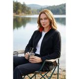 Lela Slim Fit Anti-Pilling Tüylenme Yapmayan Fermuarlı Cepli Hırka Bayan Polar 5907002 Siyah siyah