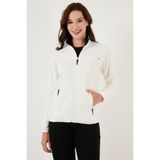 Lela Slim Fit Anti-Pilling Tüylenme Yapmayan Fermuarlı Cepli Polar Hırka Bayan POLAR 5907002