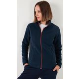 Lela Slim Fit Anti-Pilling Tüylenme Yapmayan Fermuarlı Polar Bayan Hırka 5907012 LACİVERT