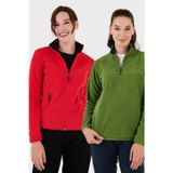 Lela Slim Fit Yumuşak Dokulu Anti-Pilling Tüylenme Yapmayan 2'li Paket Bayan Polar 590700200S2 Fıstık Yeşil-Kırmızı