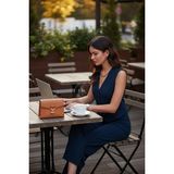 Lela Streç Fitted Fit V Yaka Düğmeli Yelek Bayan Yelek 5865971 - Lacivert