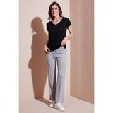 Lela Streç Slim Fit Yüksek Bel Geniş Paça Çimalı Eşofman Altı Bayan Eşofman Altı 5866078 - XL - Gri