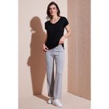 Lela Streç Slim Fit Yüksek Bel Geniş Paça Çimalı Eşofman Altı Bayan EŞOFMAN ALTI 5866078