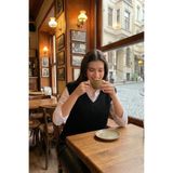 Lela V Yaka Örme Triko Süveter Kadın SÜVETER 4616105Y