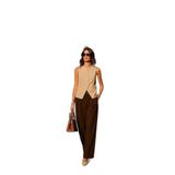 Lela Wide Leg Yüksek Bel Geniş Paça Kemerli Pantolon Bayan PANTOLON 68351245