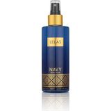 LELAS Navy Unisex Vücut Spreyi– 1158 250 ML Odunsu Oryantal Vanilya Ferahlatıcı Koku