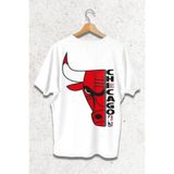 LELVANİ Oversize Chicago Bulls Tasarım Baskılı Tişört