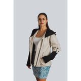 Lemfey Hofuf Kadın Deri Ceket - 2XL - Beyaz