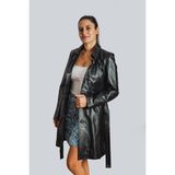 Lemfey Vintage Dolores Kadın Deri Ceketi - XL - Siyah