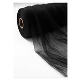 lemidor Hayal Tül Kumaş Siyah 5 Metre×3 Metre – Gelin başı Gelinlik Abiye Türban İçin
