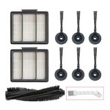 Lemige 10 paket yedek filtre yan fırça köpekbalığı iyon robot vakum R85 RV850 S86 S87 S88 R71 R72 R75 RV761 RV771 RV871 AV751 AV752 AV753