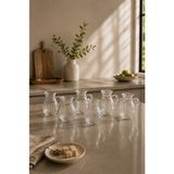 Lemmoni Balsa 6lı Keyfi Ala Kulplu Çay Bardağı 180ML BOR-126 - Şeffaf