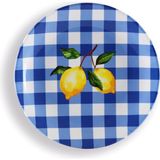 Lemon Twist Collection Melamin Tabak 25 cm - Sarı - Standart