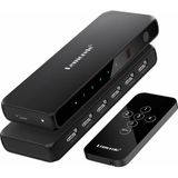 Lemorele G96, 5 Girişli 1 Çıkışlı HDMI 4K Görüntü Aktarıcı Uzaktan Kumandalı Otomatik Görüntü Seçici Switch