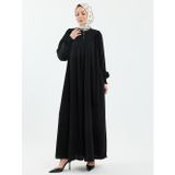 Lemra İpek Ferace Siyah - 9056