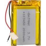 Lemra Powermaster 103450 3.7 Volt 2000 Mah Lityum Polimer Pil