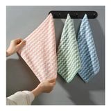 Lemsel 3 Adet 30X30CM Süper Emici Mikrofiber Bez, Mercan Polar Temizlik Bezi, Puf Mikrofiber Bez - Renkli