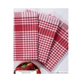 lemsel 8 Adet 50x70cm Karışık Renk Pötikare Mutfak Havlusu, Sunum Havlusu, Beslenme Örtüsü