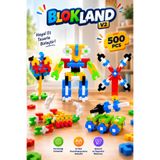 Lemut Blokland V2 500 Parça Eğitici Yapı Blokları(KUTUSUZ) – STEM Zeka ve Yaratıcılık Geliştirici İnşa Oyuncağı pixel blok minecraft yapı blokları