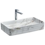 Lena E-2106M1 Tezgah Üstü Porselen Lavabo