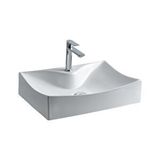 Lena E-3034 Beyaz Tezgah Üstü Çanak Lavabo