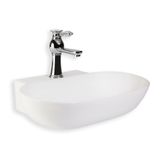 Lena E-4012 Beyaz Tezgah Üstü Porselen Lavabo