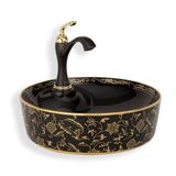Lena E-4043S Tezgah Üstü Porselen Lavabo