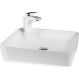 Lena E-4620 Beyaz Tezgah Üstü Porselen Lavabo