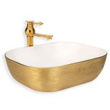 Lena E-5003A Tezgah Üstü Özel Seri Porselen Lavabo