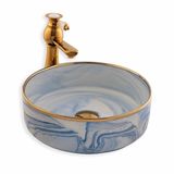 Lena E-7024 Tezgah Üstü Porselen Lavabo