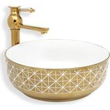 Lena E-8114 Tezgah Üstü Porselen Lavabo