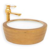 Lena E-8122 Tezgah Üstü Porselen Lavabo