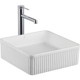 Lena E-W1003MB Beyaz Tezgahüstü Lavabo