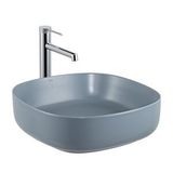 Lena E-W1203MM Mat Mavi Tezgahüstü Lavabo