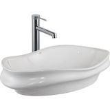 LENA E-W3000 Tezgah Üstü Lavabo Parlak Beyaz