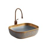 Lena EH-4290MGR Tezgah Üstü Porselen Lavabo