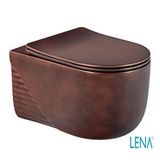 Lena ET-H5110C Bordo Kapak Dahil Asma Klozet