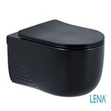Lena ET-H5110MS Mat Siyah Kapak Dahil Asma Klozet