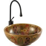 Lena EY-7050 Tezgah Üstü Lavabo - Kahverengi