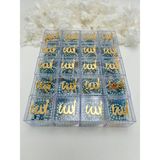 Lena Gift Workshop 20 Adet Hediyelik Çeyizlik Kutulu Inci Tesbih (Mevlid-Hac-Umre-Sünnet) - Mavi