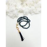 Lena Gift Workshop 50 Adet Hediyelik Vavlı Püsküllü Plastik Inci 99'lu Namaz Tesbihi ( Mevlit-Sünnet-Hac-Umre) - Lacivert