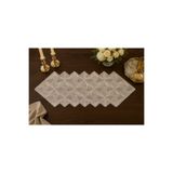 Lena Maison Zambak Krem Dantel Runner /Masa-Konsol Örtüsü 35x105 cm