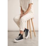 Lena Siyah Kanvas Bağcıklı Bilekli Kadın Converse