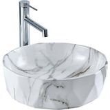 Lena - Tezgah Üstü Porselen Lavabo Outlet - E-2110M1- - Beyaz